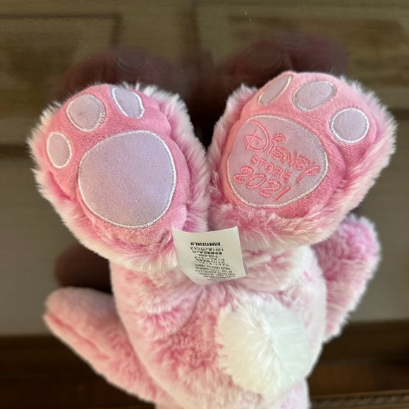 Disney Store 2021 Minnie Mouse in Pink Easter Bunny Outfit 14" Plush - Picture 4 of 4